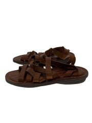 画像：サンダル/--/BRW/レザー