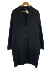 画像：チェスターコート/36/ウール/BLK/1577-343-6344