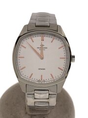 画像：Knut Gad/OCTAGON/クォーツ腕時計/アナログ/ステンレス/WHT/SLV/K02005