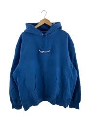 画像：23AW/Box Logo Hooded Sweatshirt/パーカー/XL/コットン/ブルー