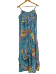 画像：25ss/MEDI INDIAN POOL MARBLE DRESS/キャミワンピース/M/レーヨン/BLU/総柄