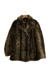画像：17AW/×SCHOTT/コート/L/ポリエステル/BRW/レオパード/J69F7