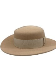 画像：ヘッドウェア/M/コットン/CRM/無地/レディース