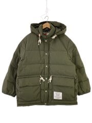 画像：ダウンジャケット/L/ポリエステル/GRN/無地