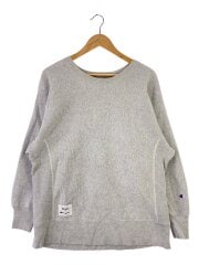 画像：スウェット/L/コットン/GRY/無地/C8-T016