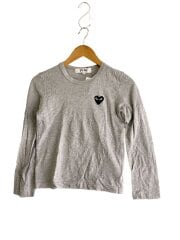 画像：長袖Tシャツ/S/コットン/GRY/無地/AZ-T121//