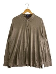 画像：ポロシャツ/XL/コットン/BRW//