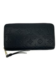 画像：ジッピー・ウォレット_モノグラム・アンプラント/レザー/BLK/メンズ