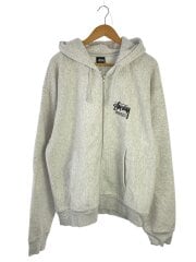 画像：ジップパーカー/XXL/コットン/GRY