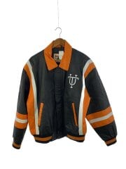 画像：ColleGE Phose/レザージャケット・ブルゾン/L/レザー/BLK