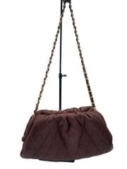 画像：ショルダーバッグ/--/BRW/無地