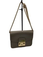 画像：ショルダーバッグ/レザー/BEG