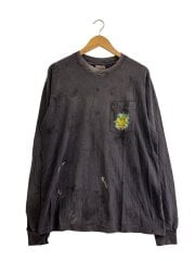 画像：長袖Tシャツ/L/コットン/BLK/RE-CO-BK-00-00-282//