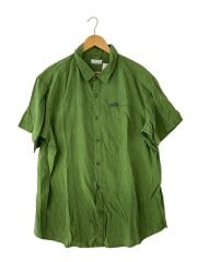 画像：90s/半袖シャツ/XL/コットン/GRN//