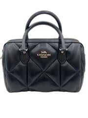 画像：ショルダーバッグ/レザー/BLK/CS186