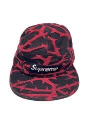 画像：キャップ/--/コットン/RED/総柄/メンズ