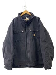 画像：ジャケット/3XL/コットン/BLK/無地/101492　001//