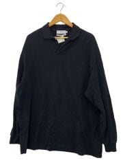 画像：ポロシャツ/2/コットン/BLK/無地/GM251-70056