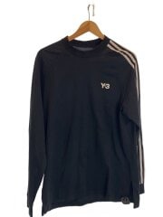 画像：長袖Tシャツ/M/コットン/BLK/H44800