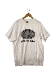 画像：Tシャツ/L/コットン/WHT/プリント//