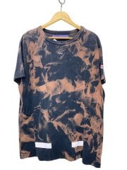 画像：Tシャツ/L/コットン/BLK/総柄/OMAA002F17185007