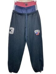 画像：3 LAYERED SWEAT PANTS/ボトム/1/コットン/BLK