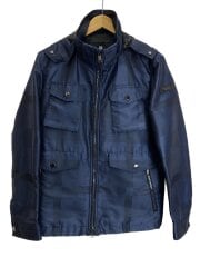 画像：ジャケット/L/ポリエステル/NVY/チェック/51F06-705-26