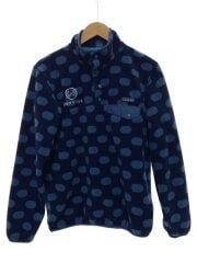 画像：ライトウェイト・シンチラ・スナップT・プルオーバー_ネイビー/M/ポリエステル/NVY/総柄