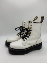 画像：ブーツ/UK7/WHT/レザー/JADON