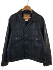 画像：レザージャケット・ブルゾン/L/羊革/BLK/PC9-005ZA-0000