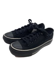 画像：ローカットスニーカー/24.5cm/BLK/キャンバス/5SE870