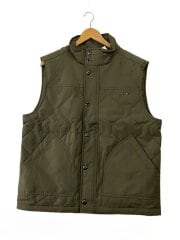 画像：M HUDSON QUILTED VEST/M/ポリエステル/カーキ/XM0XM05679