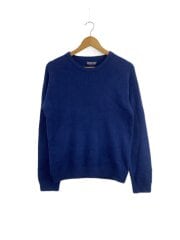 画像：00s/カシミア混/エルボーパッチ/ニット・セーター(厚手)/S/ウール/NVY
