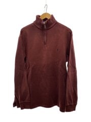 画像：00s/ハーフジップ/スウェット/LL/コットン/BRD