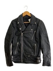 画像：ダブルライダースジャケット/3/レザー/BLK/270710J