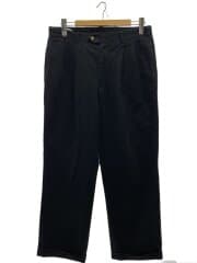 画像：90s/usa製/2タックチノ/ストレートパンツ/36/コットン/BLK