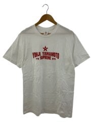 画像：STAR TEETシャツ/M/コットン/WHT/無地