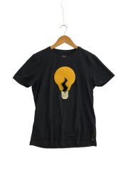画像：電球/Tシャツ/46/コットン/BLK/PR12-16-1960//