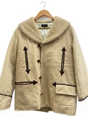 画像：ジャケット/M/コットン/BEG/無地