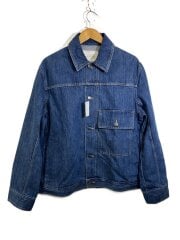 画像：Gジャン/L/デニム/IDG/無地/51-10-421013