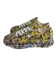 画像：スパッタリングペイントキャンバス/ローカットスニーカー/43/マルチカラー/A14FW725