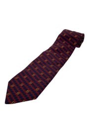 画像：ネクタイ/シルク/RED/総柄/メンズ