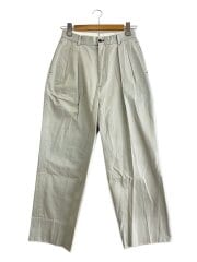 画像：2タックパンツ/ボトム/42/コットン/GRY/無地