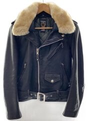 画像：ONESTAR RIDERS/ダブルライダースジャケット/34/レザー/BRW/無地