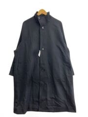 画像：23AW/Wool gabardine stand collar co/S/ウール/BLK/59-09-94-09001//