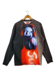 画像：長袖Tシャツ/M/コットン/BLK/総柄/20AW/Bobslad L/S Top//