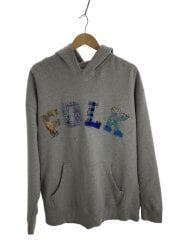 画像：KENTUCKY BOY TYLER/パーカー/XL/コットン/GRY/M2650/FOLKパッチワークロゴ