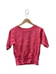 画像：ニット・セーター(薄手)/O/コットン/PNK/無地/16-12-121020