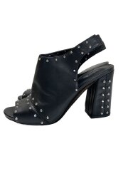 画像：サンダル/8M/BLK/レザー