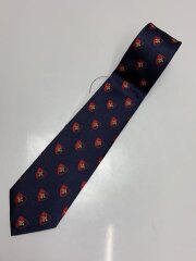 画像：ネクタイ/シルク/NVY/総柄/メンズ